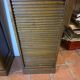 Pair of oak curtain file cabinets