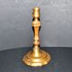 Antique candle holder, carved in bronze, 18th century.