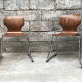 Pair of children's chair Pagholz Flototto