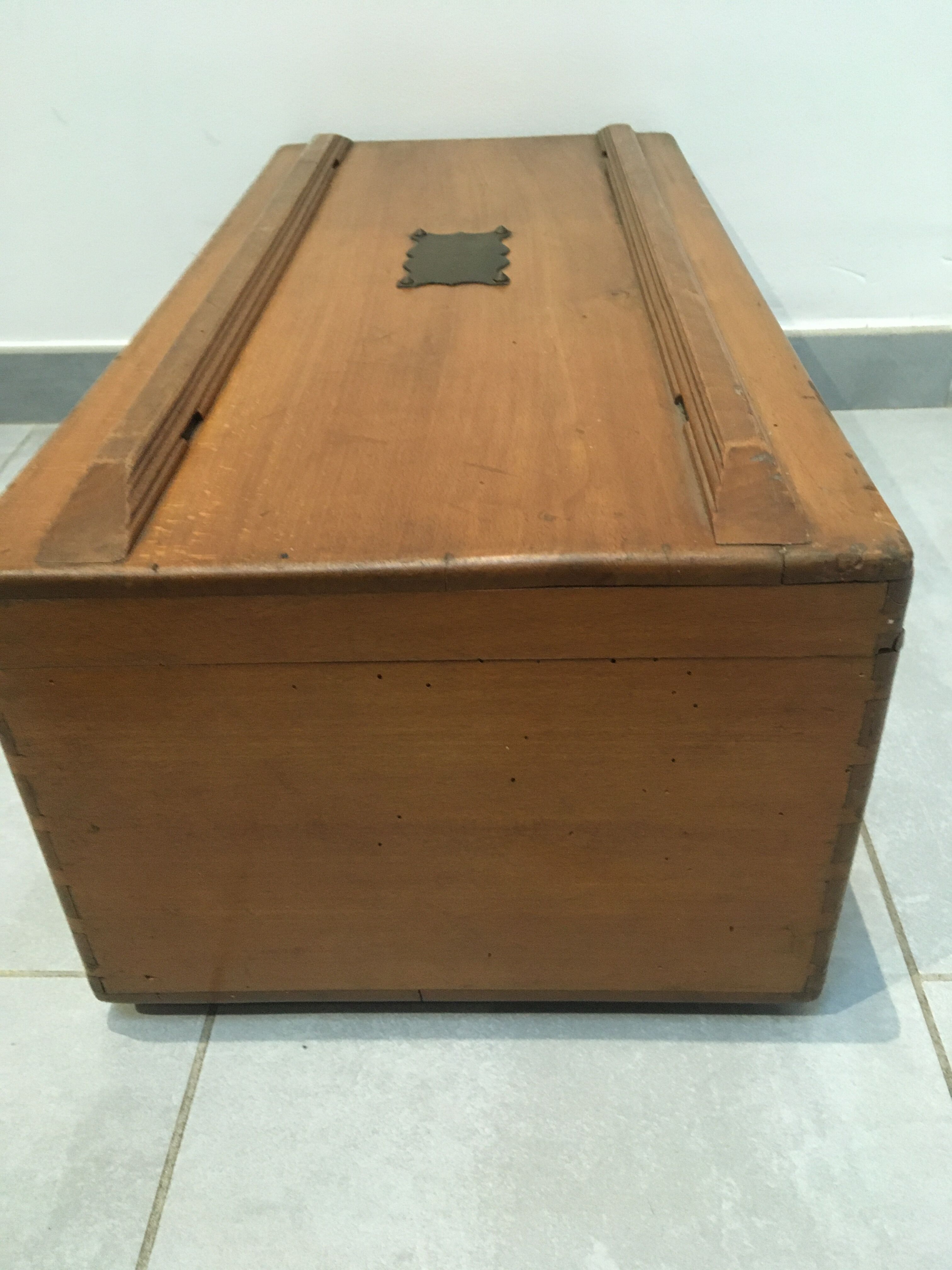 Old military travel box