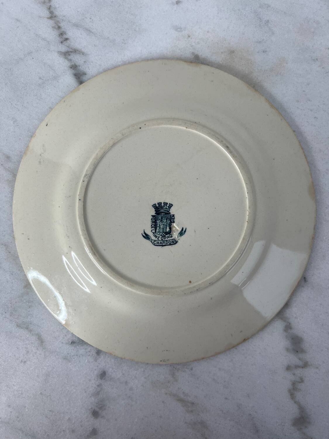 Gien Chardon iron earth flat plate