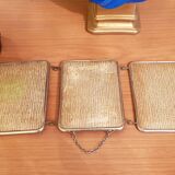 Barber triptych mirror 13x18cm