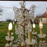 19th century crystal chandelier