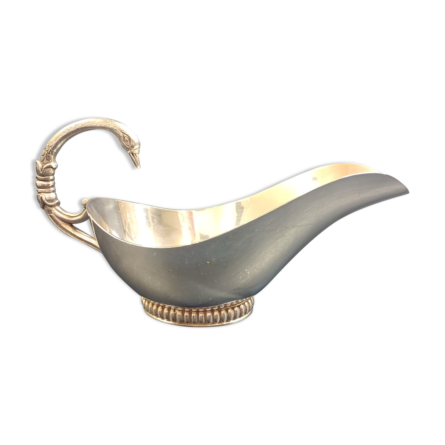 Silver metal sausage