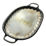 Large silver-plated platter by Ricci Alessandria, 1960s.