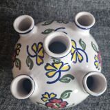 Vase pique flowers floral motif orchies moulin 7 g.123