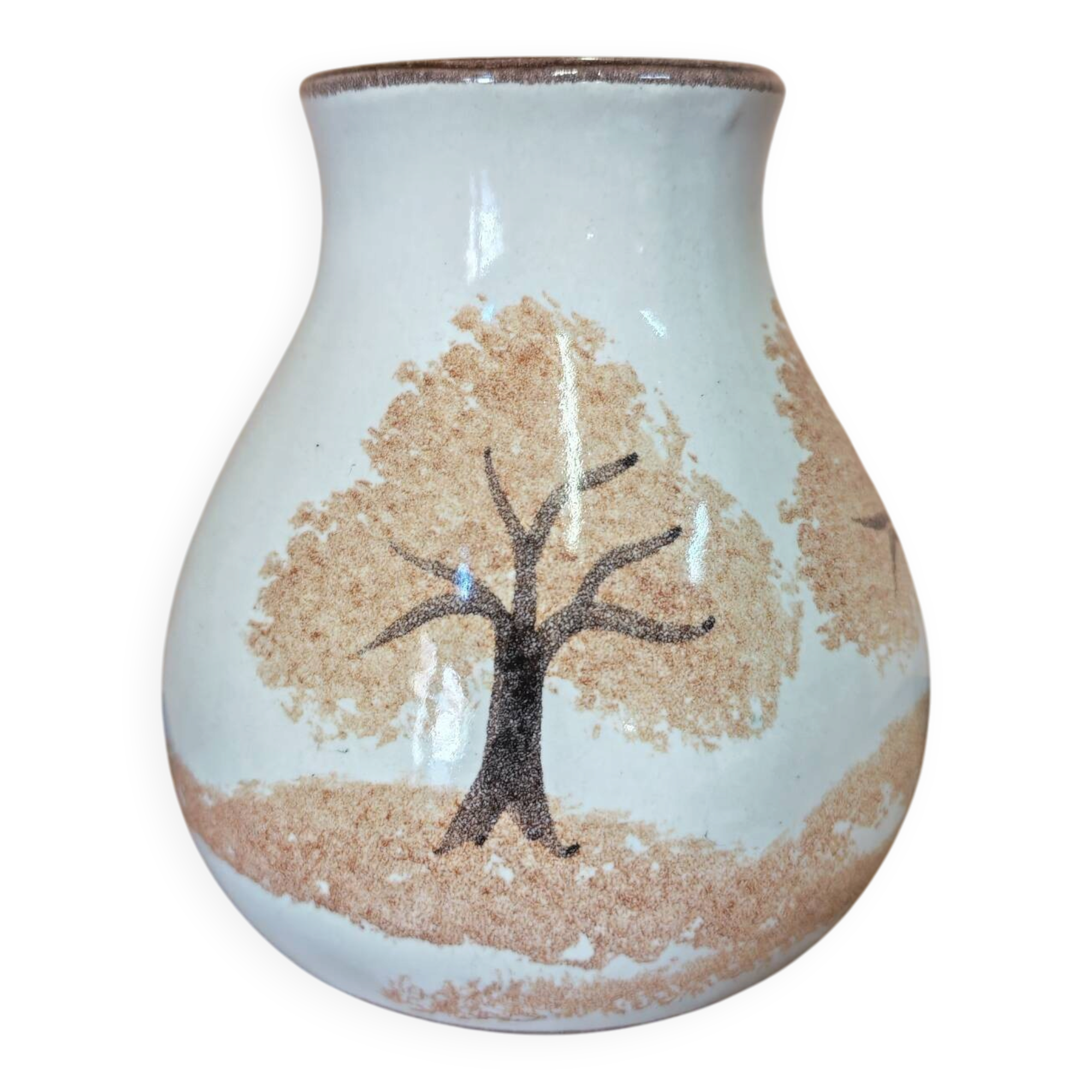 Vintage vase Bay Keramik tree decor West Germany