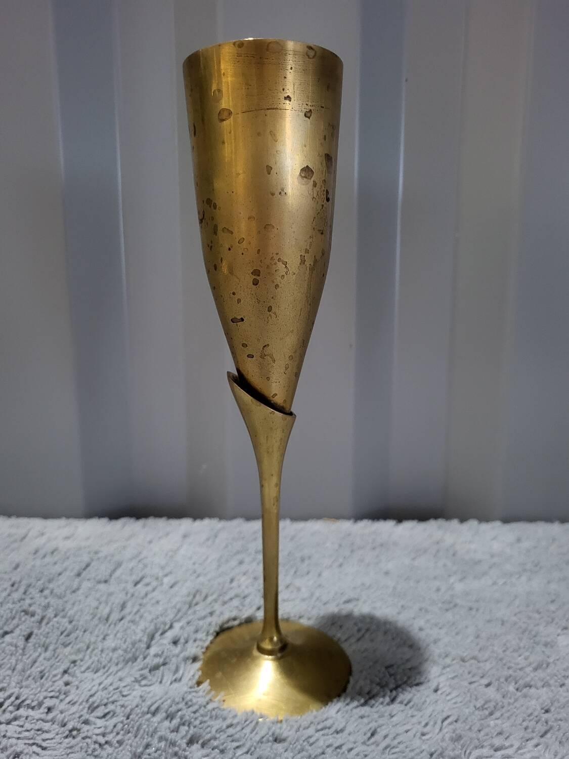 Set of 12 Authentic Antique Vintage Champagne Flutes