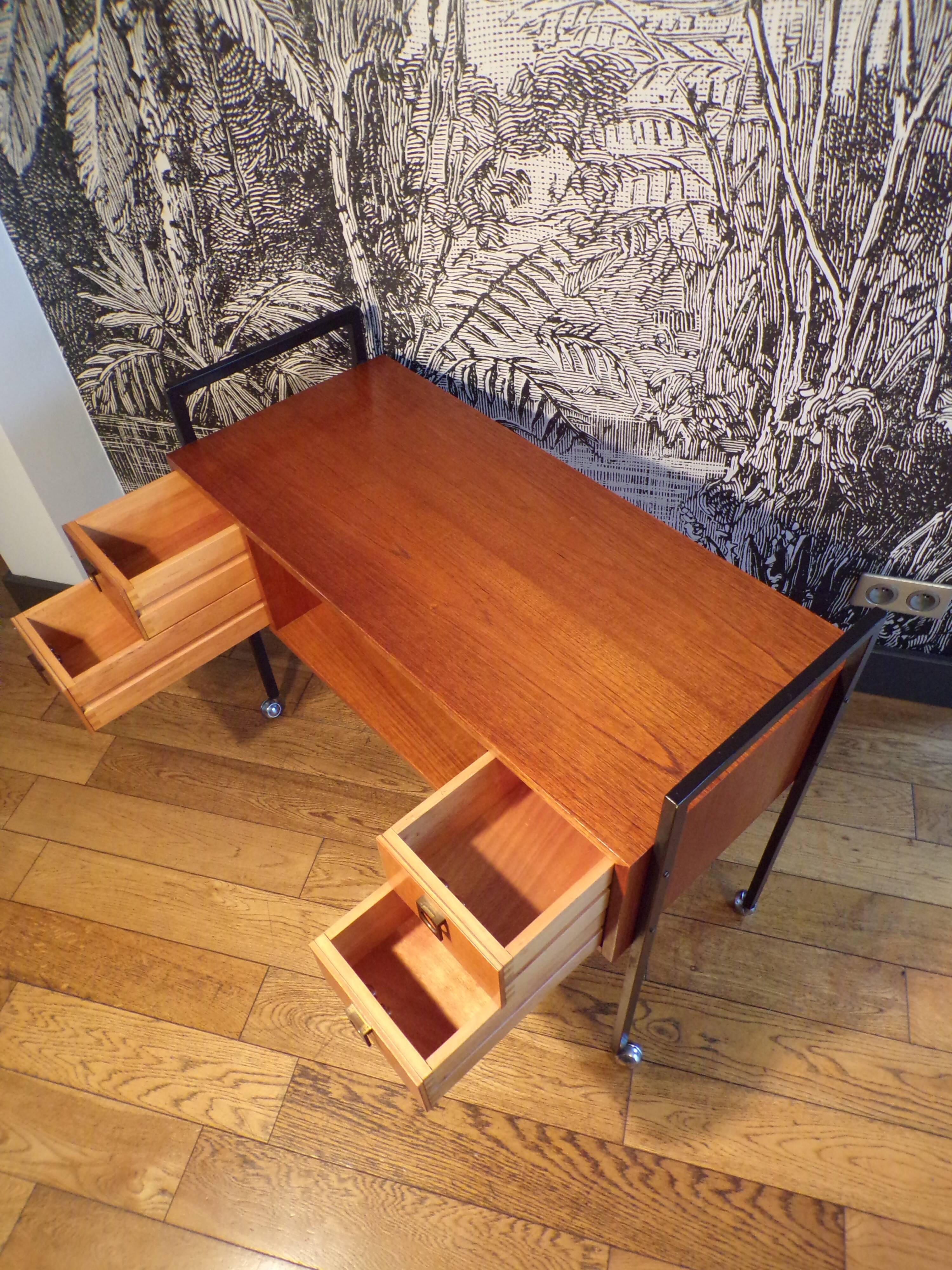 Console 1960 en teck
