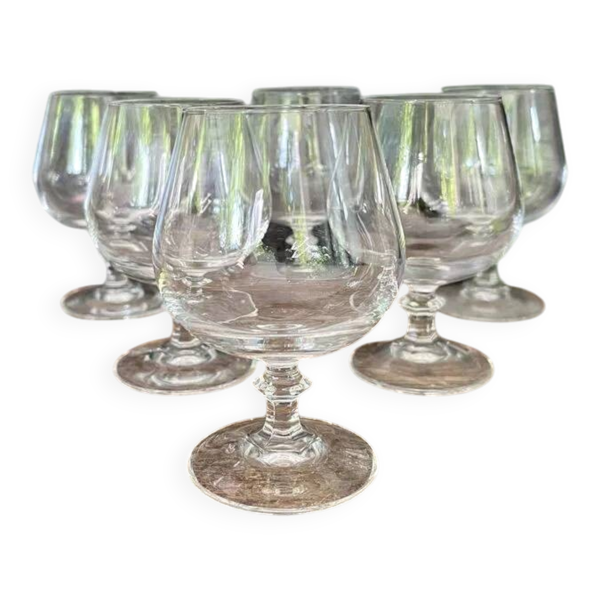 Verres à cognac en cristal d’Arques