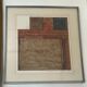 Work by Gérard Dechamps, painting using sewing and chalk techniques