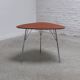 Triangular 'VL1312' side table in teak by Vermund Larsen, 1959