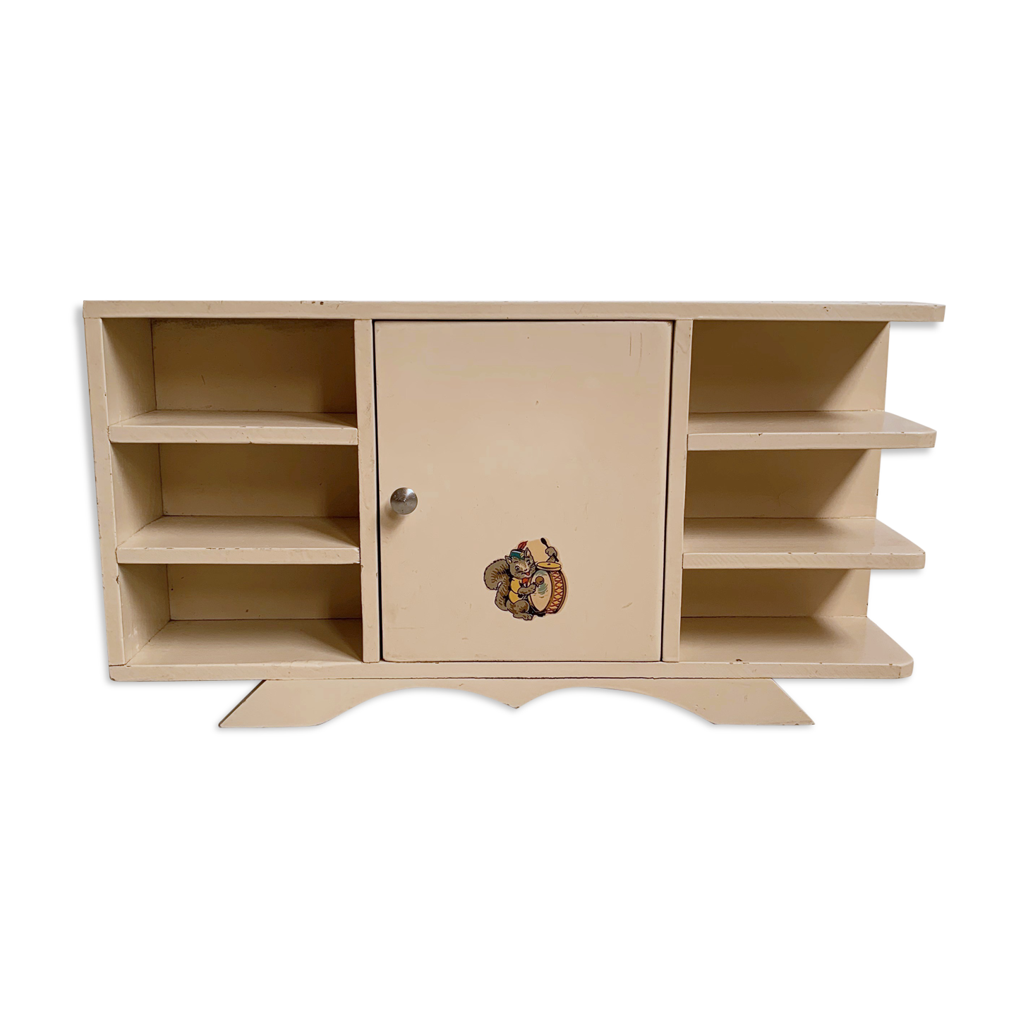 Old doll row wardrobe