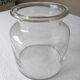 Thick glass vase