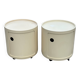 Vintage Componibili bedside tables by Anna Castelli for Kartell set of two