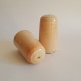 Vintage stoneware salt and pepper shaker set