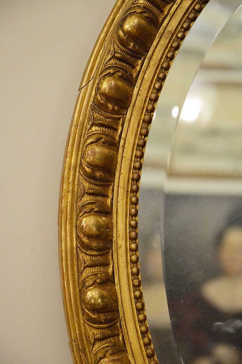 Golden mirror Napoleon III 58x81cm