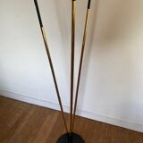 Vintage opaline tripod floor lamp