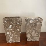 Pair of Art Deco marble bookends
