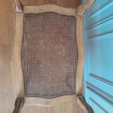 Louis XV style caned bench