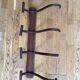 Coat rack signed Thonet with four hooks dimensions: height -32cm - width - 69cm-