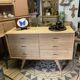Buffet vintage ligne scandinave pieds compas
