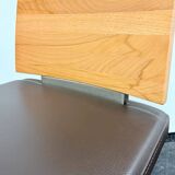 Ensemble exclusif de table à manger comprenant 6 chaises cantilever