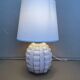 Small antique glass table lamp