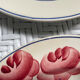 HBCM Rose Decorated Dessert Plates