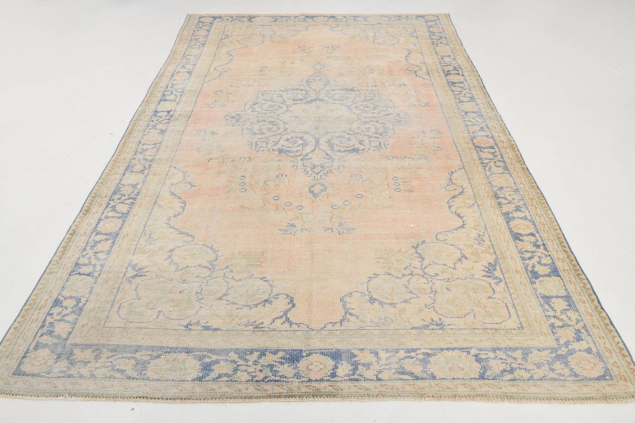 7x10 Rug For Living Room Vintage Rug, 204x310Cm