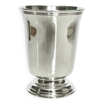 Élégante timbale en métal argenté avec sa boîte d’origine | Christofle