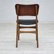1960s, Danish design by Ib Kofod Larsen, set of 3 dining chairs model 62.