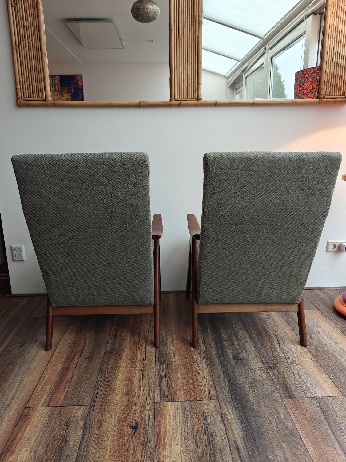 Fauteuils vintage Louis Van Teeffelen