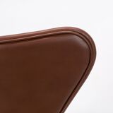 Ensemble de 4 chaises, modèle 3107, conçu par Arne Jacobsen et fabriqué par Fritz Hansen