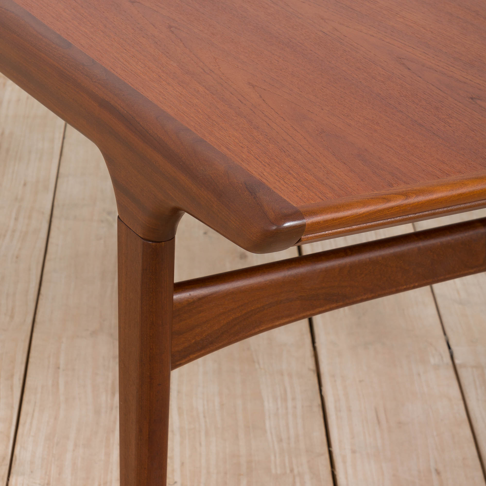 Teak Extendable Dining Table by Johannes Andersen for Uldum Møbelfabrik, Denmark, 1960s