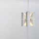 Minimalist German suspension from the mid-century space age, 1960s.