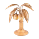 Rattan coconut lamp