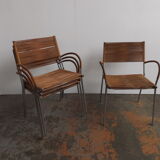 Set of 4 chairs by Tito Agnoli