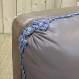 3-seater leather sofa made in the 70s