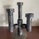Mid-Century Modern Brutalist Iron Candleholder, Candlestick