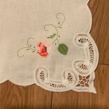Tea tablecloth, handmade, france
