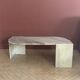 Table basse en marbre de carrare rochebobois