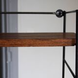 Etagère en bois et métal