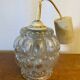 Antique pendant light molded glass 70s vintage