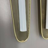 Set of 2 Large 37 cm Honeycomb Theatre Wall Light Elements, Germany, 1950s