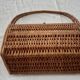 70s wicker handbag