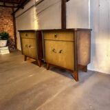 Set of 2 vintage mini cabinets/bedside tables