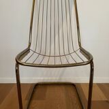 Gilded metal chairs