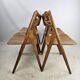 4 Sawbuck chairs from Hans Wegner model CH29