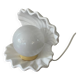 Lampe  coquillage céramique et opaline 70´s